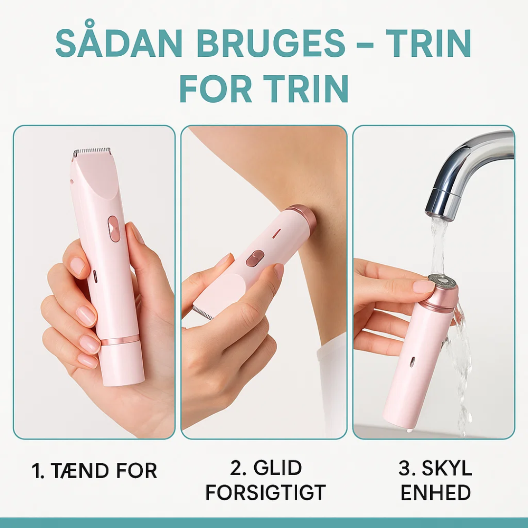 BlissEdge | Rasoir épilateur pour femmes avec design rechargeable et portable