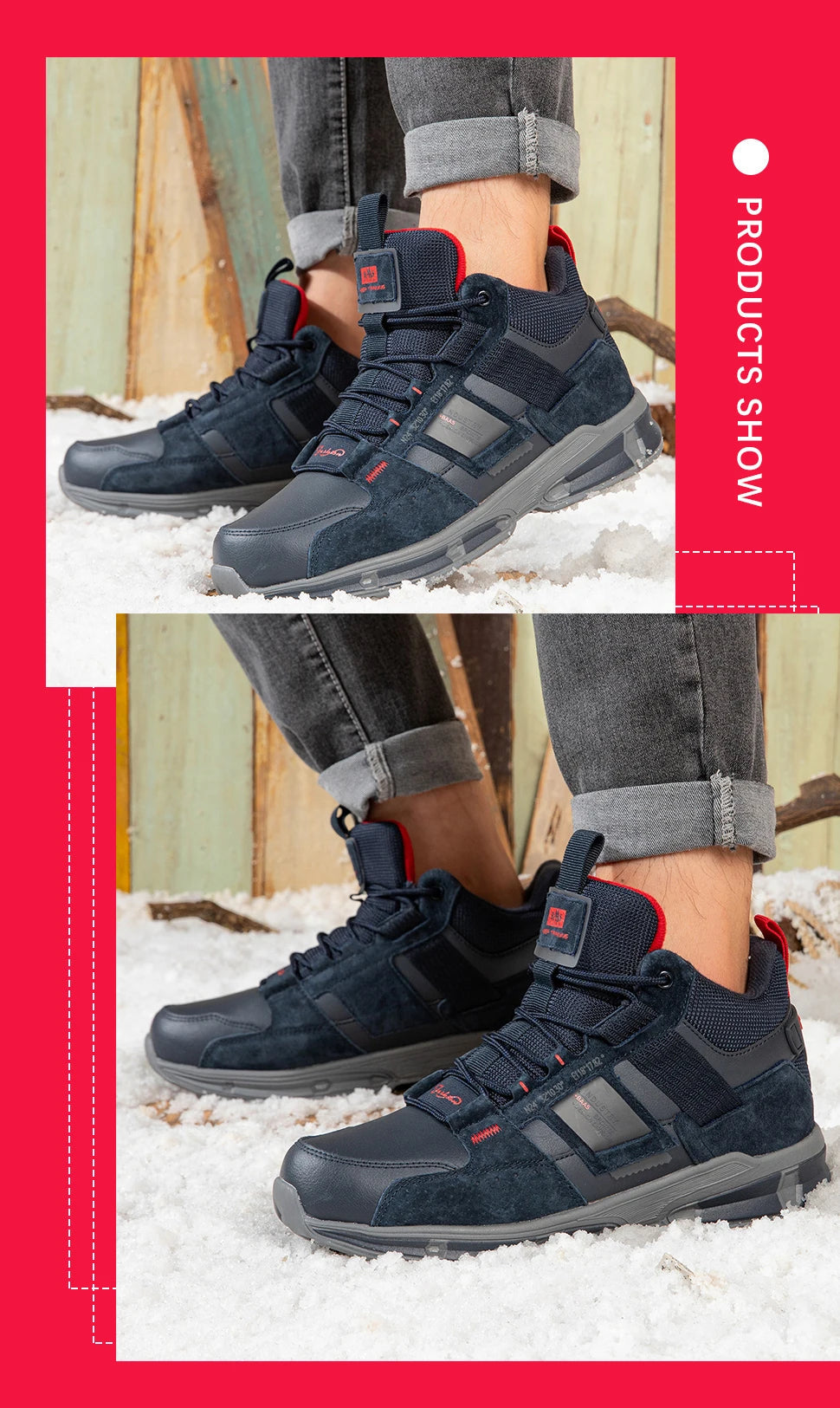 Arthur | Sporty Højsneakers til Mænd
