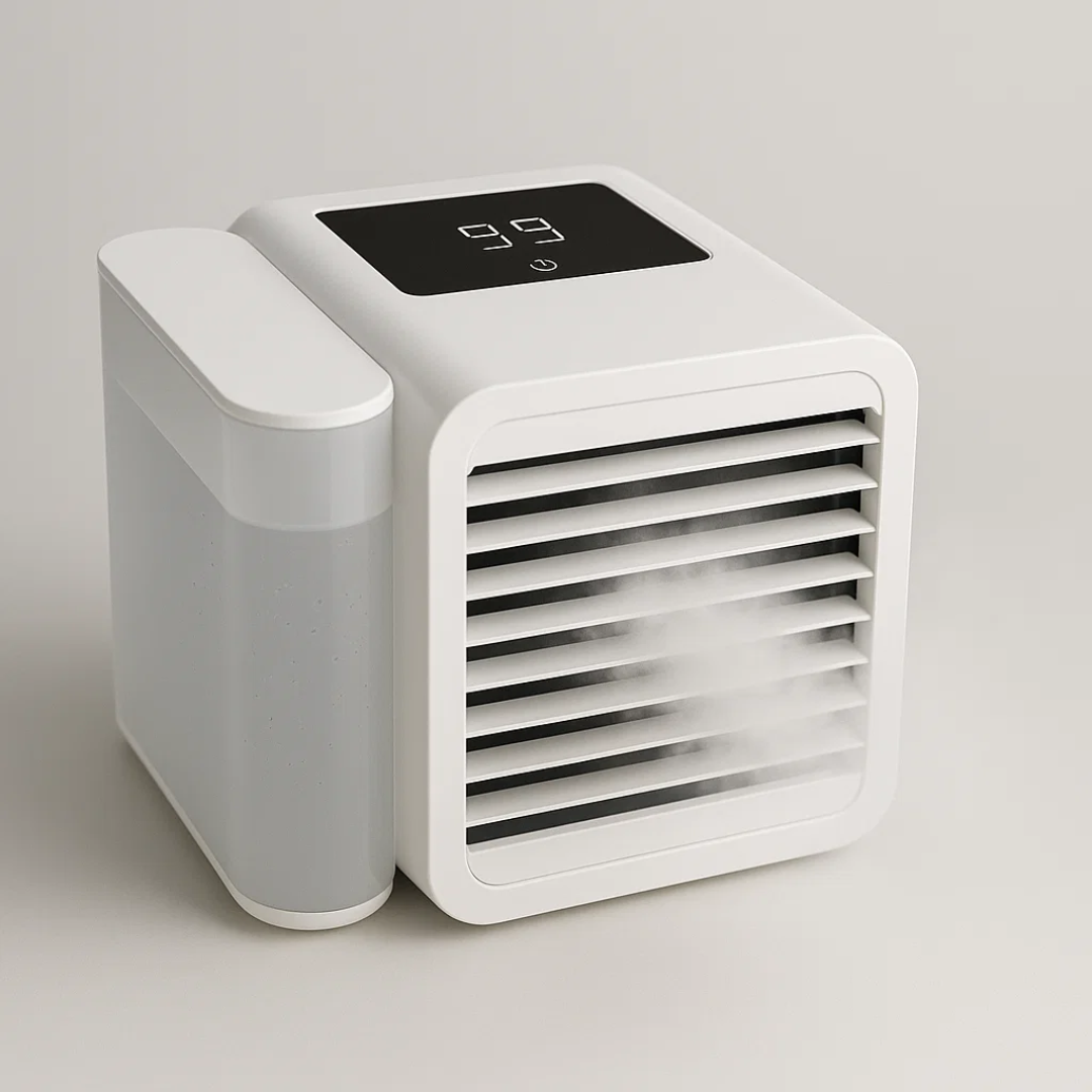 MicroCool | Mini-Klimaanlæg Bærbar Fordampningskøler med 1000ml Vandtank