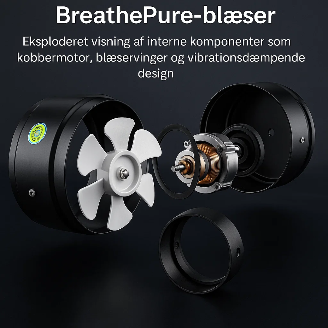 BreathePure | Kraftfuld og stille udsugningsblæser