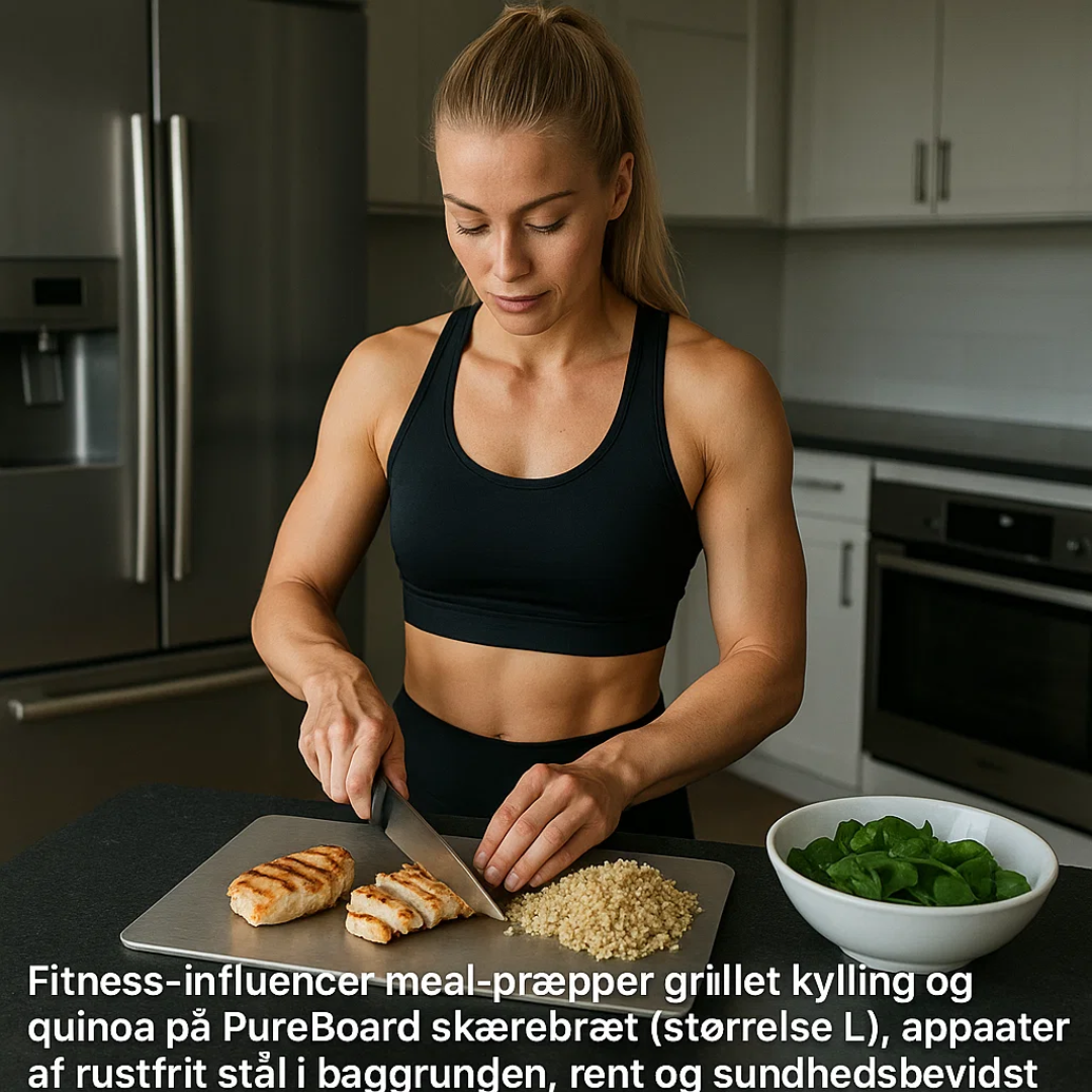 PureBoard | BPA-frit titanium-skærebræt til sund madlavning