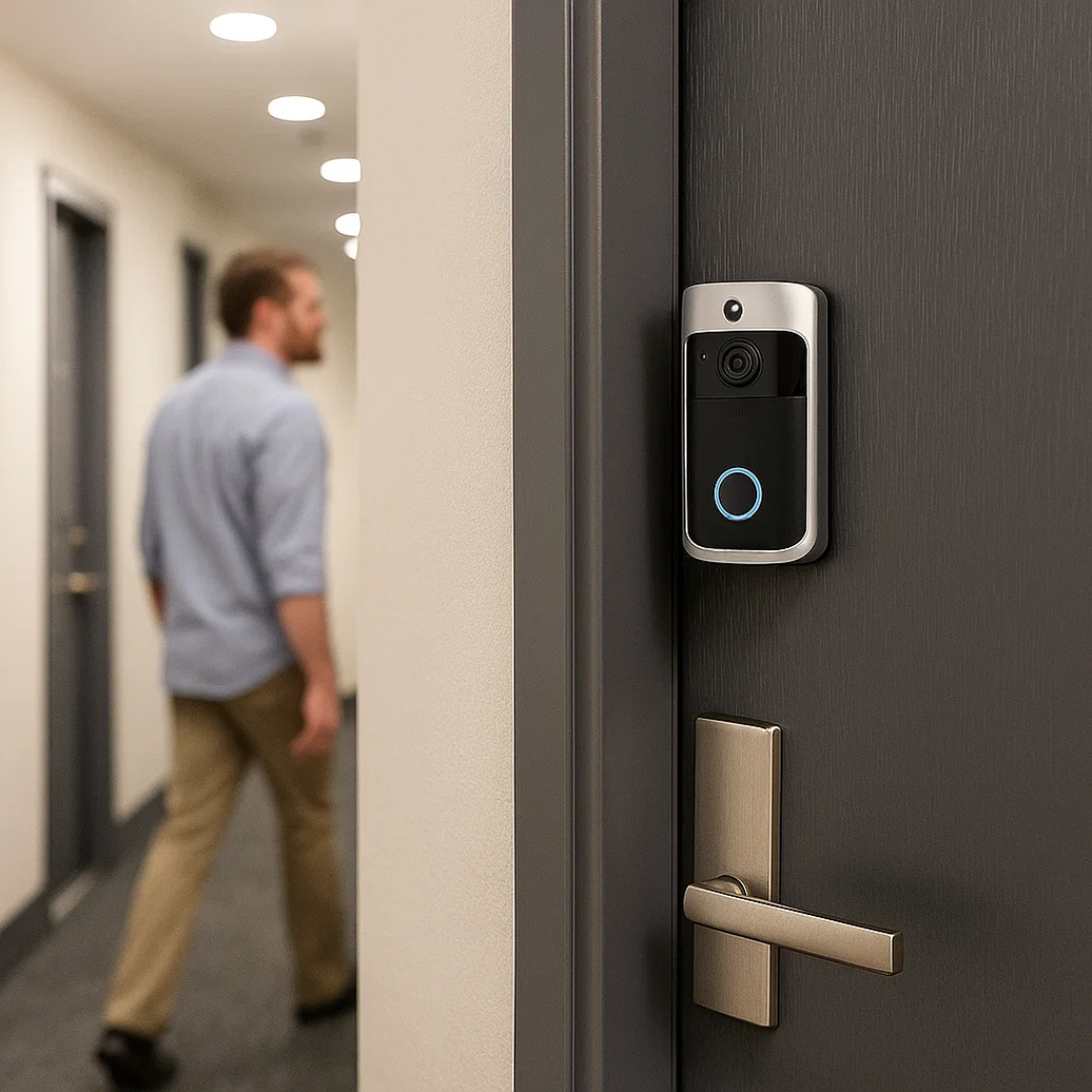 LuxGuard | Trådløs Video-Dørklokke med Batteri for ultimativ sikkerhed
