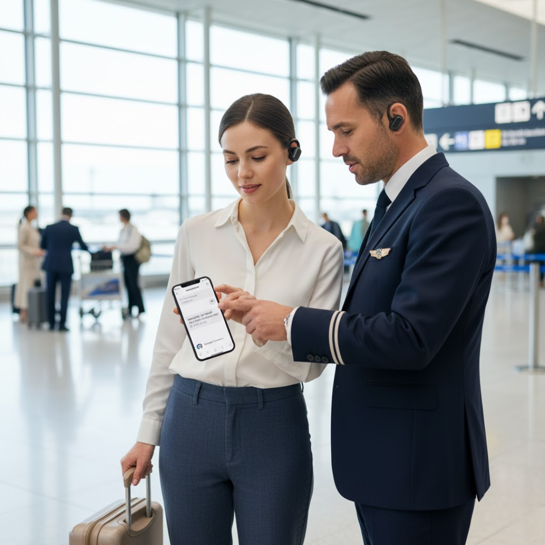 SmartSpeak | Écouteurs Traducteurs IA Traduction en temps réel, communication sans faille