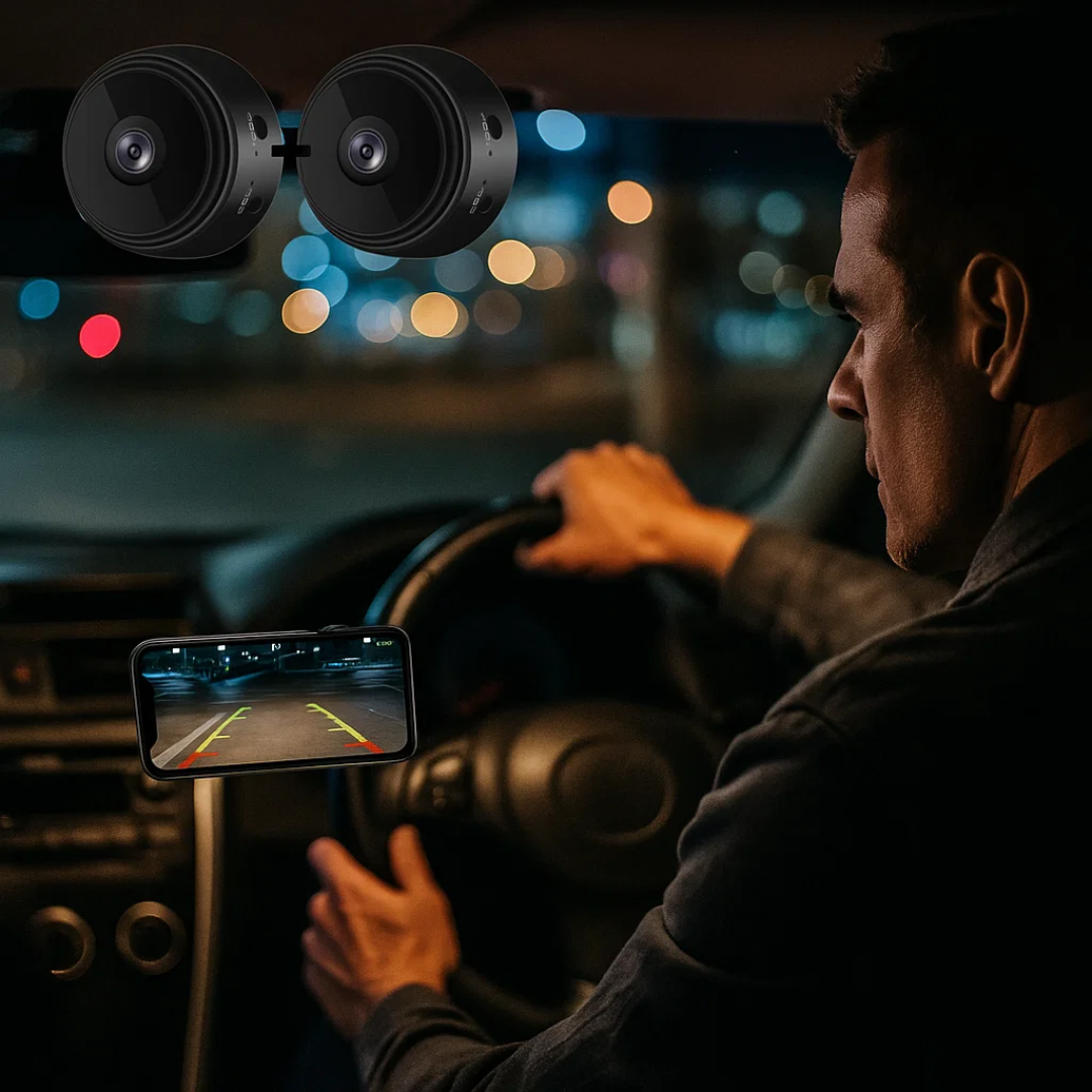 DriveCam | Trådløs HD-bakkamera med 32GB SD-kort