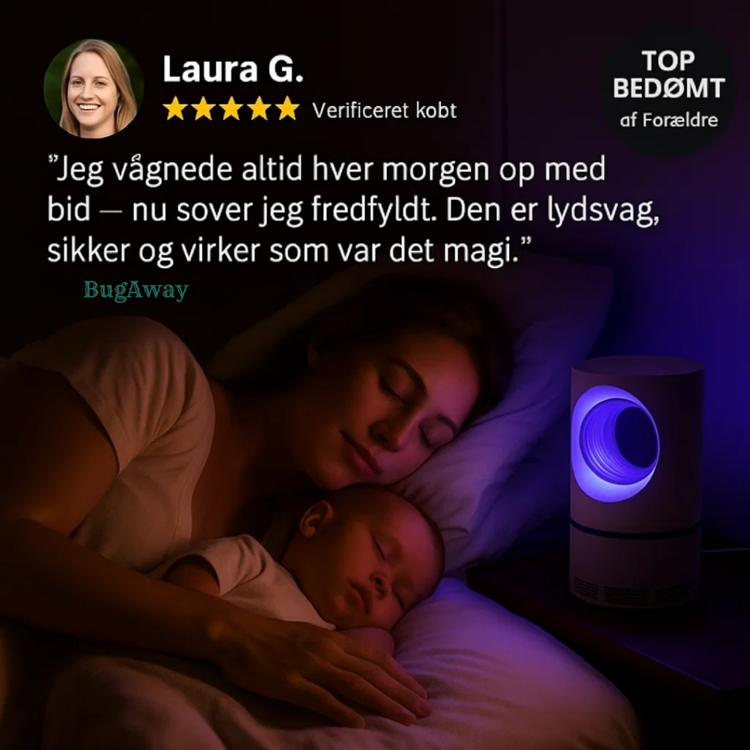 BugAway | Elektrisk UV-fluefanger til indendørs & udendørs brug