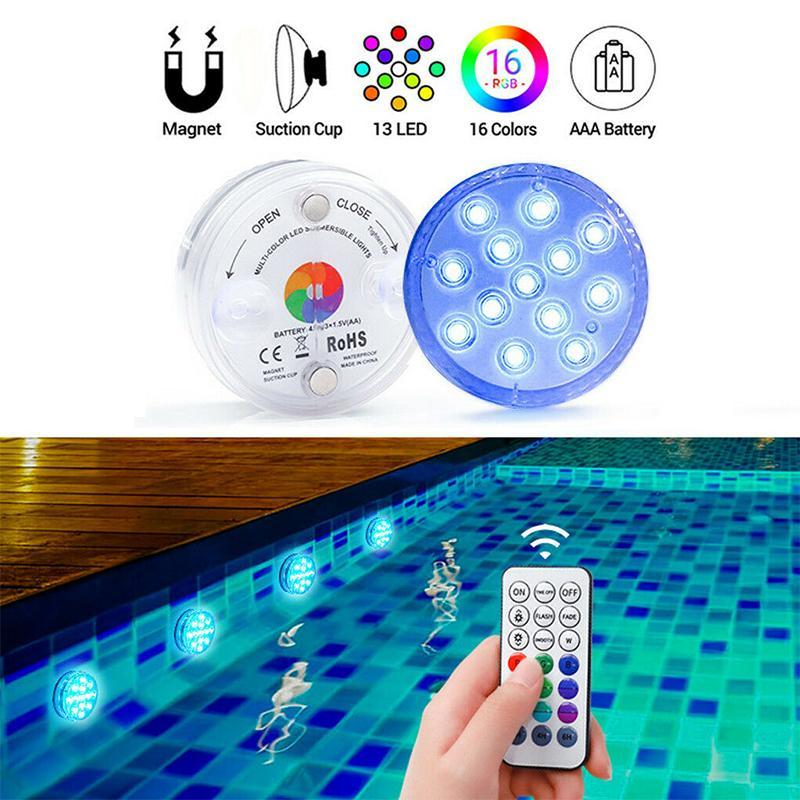 BrightPool | Undervands LED-lys – Fjernbetjent Lysshow