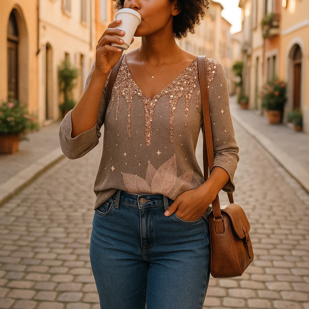 Grace | Elegant vintage-overdel | Dame
