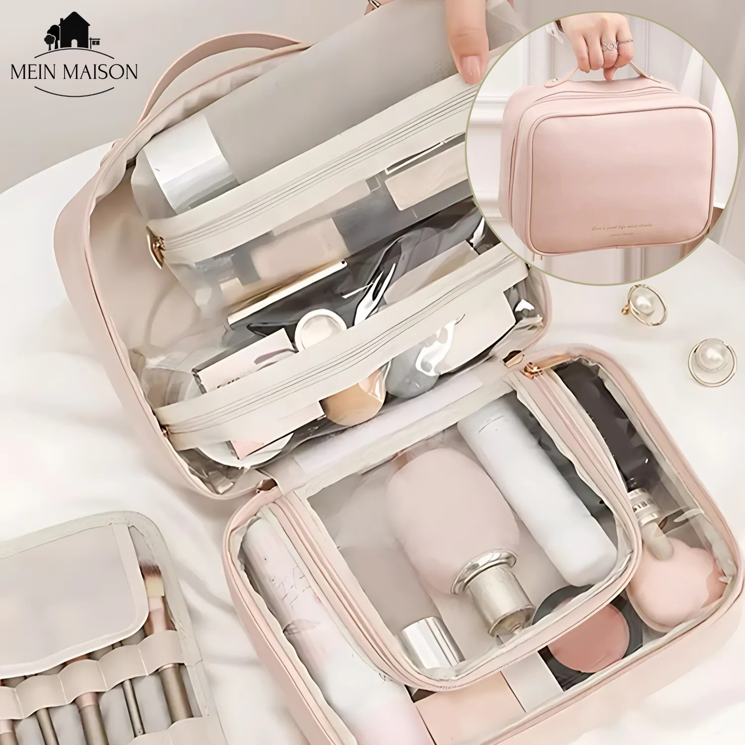 GlamHold | Kosmetiktaske – Organiseret Makeupopbevaring