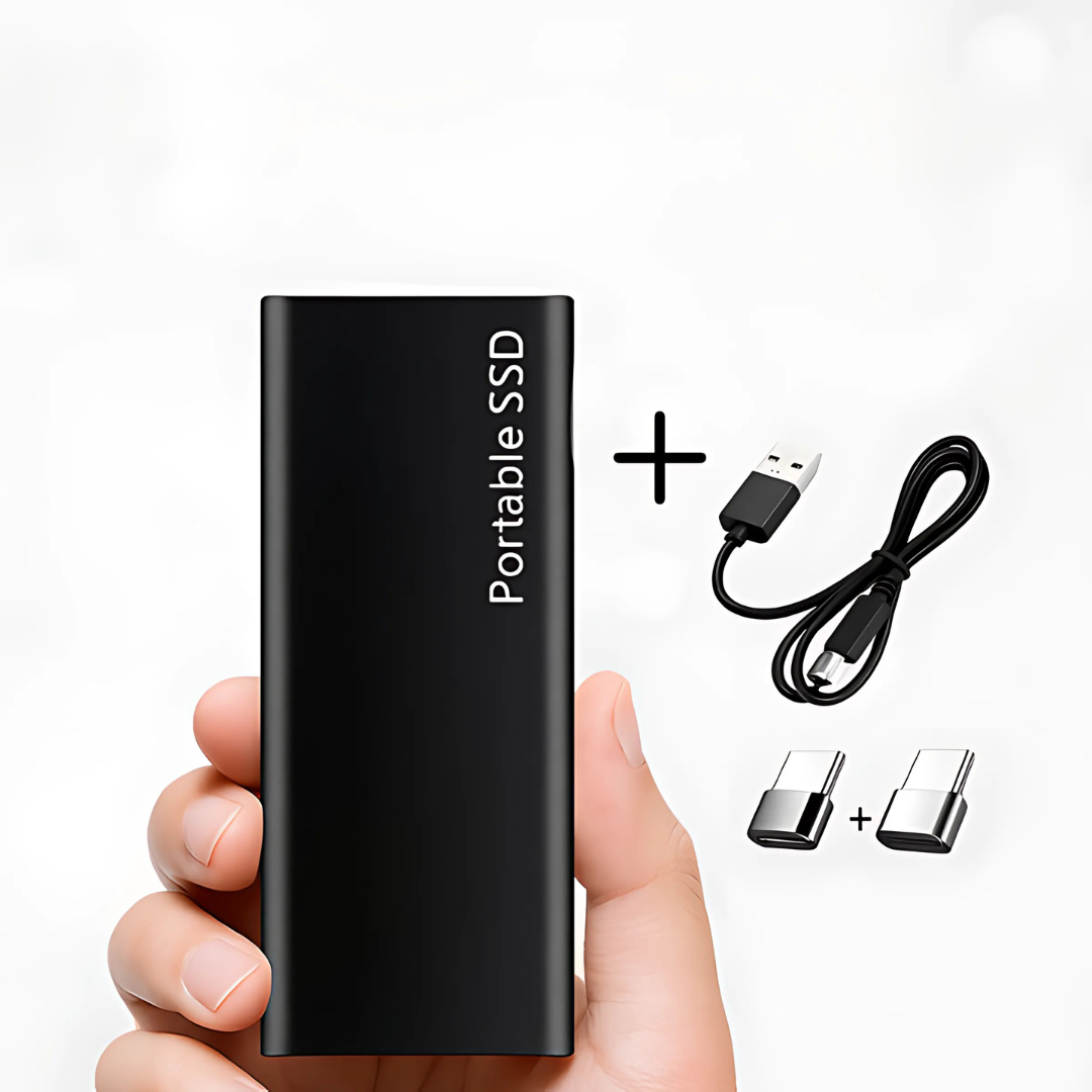 DriveBox | Kompakt 4 TB USB-C Lager til Arbejde & Rejse