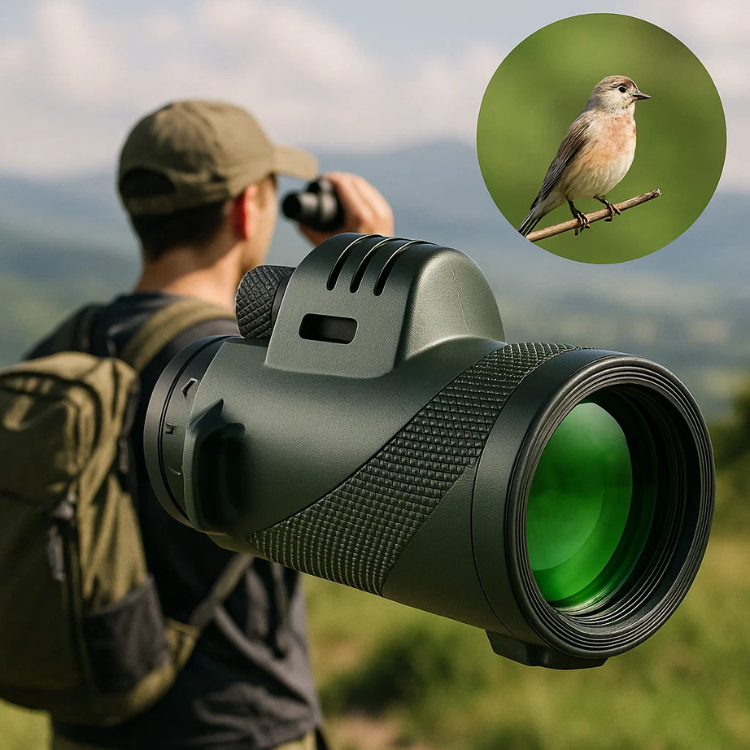DetailScope | Monokulært Teleskop – Skarpe Billeder i Alle Lysforhold