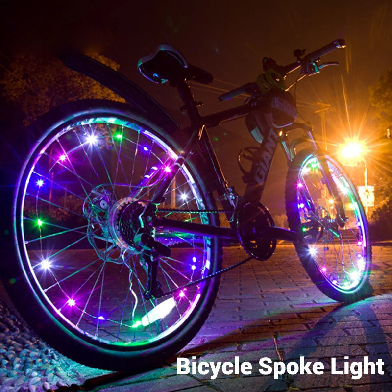 LumiWheel | Cykellys – 360° Synlighed for Maksimal Sikkerhed