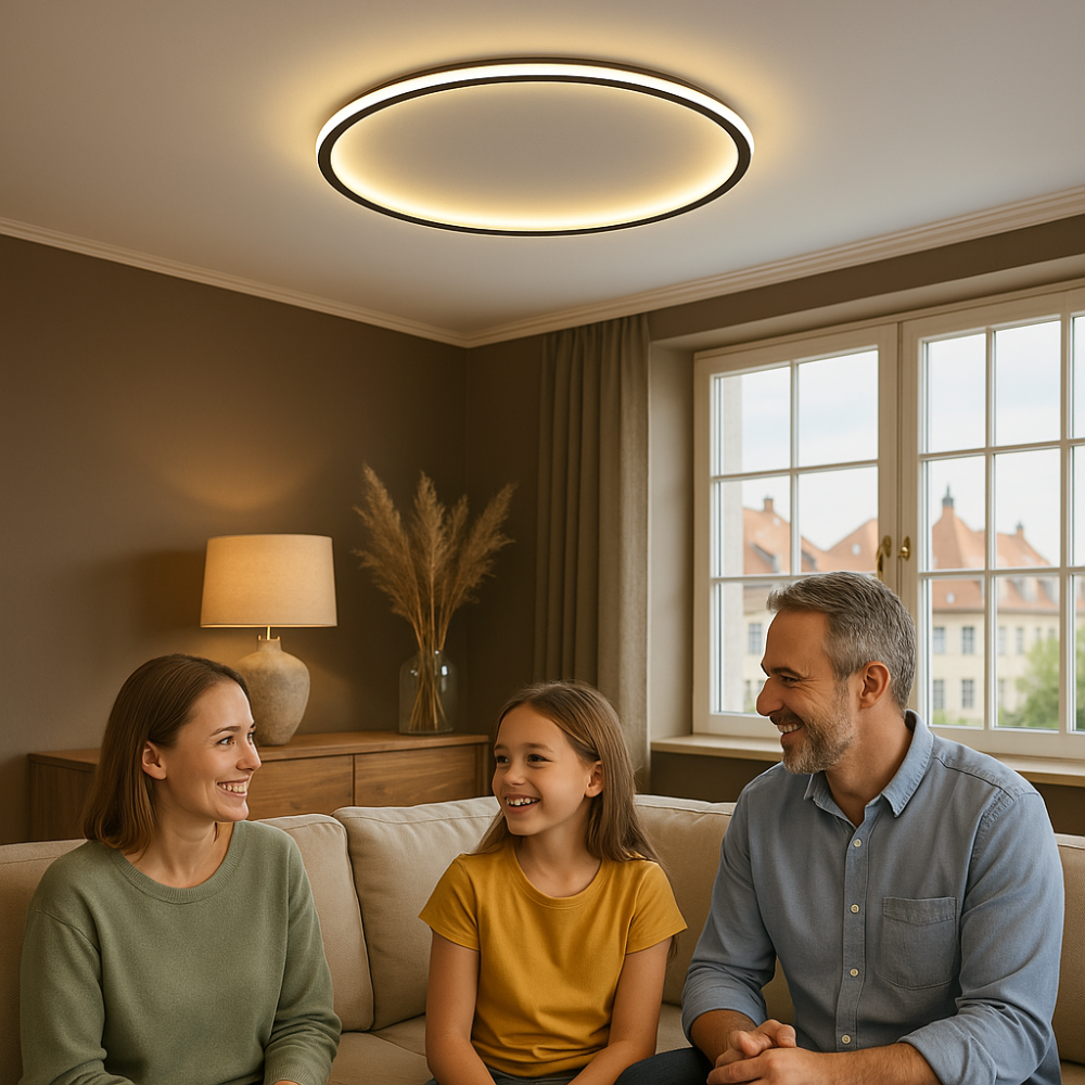 Nordisk LED Loftlampe - Dimmbar, Moderne Design til Stue & Spisestue-5