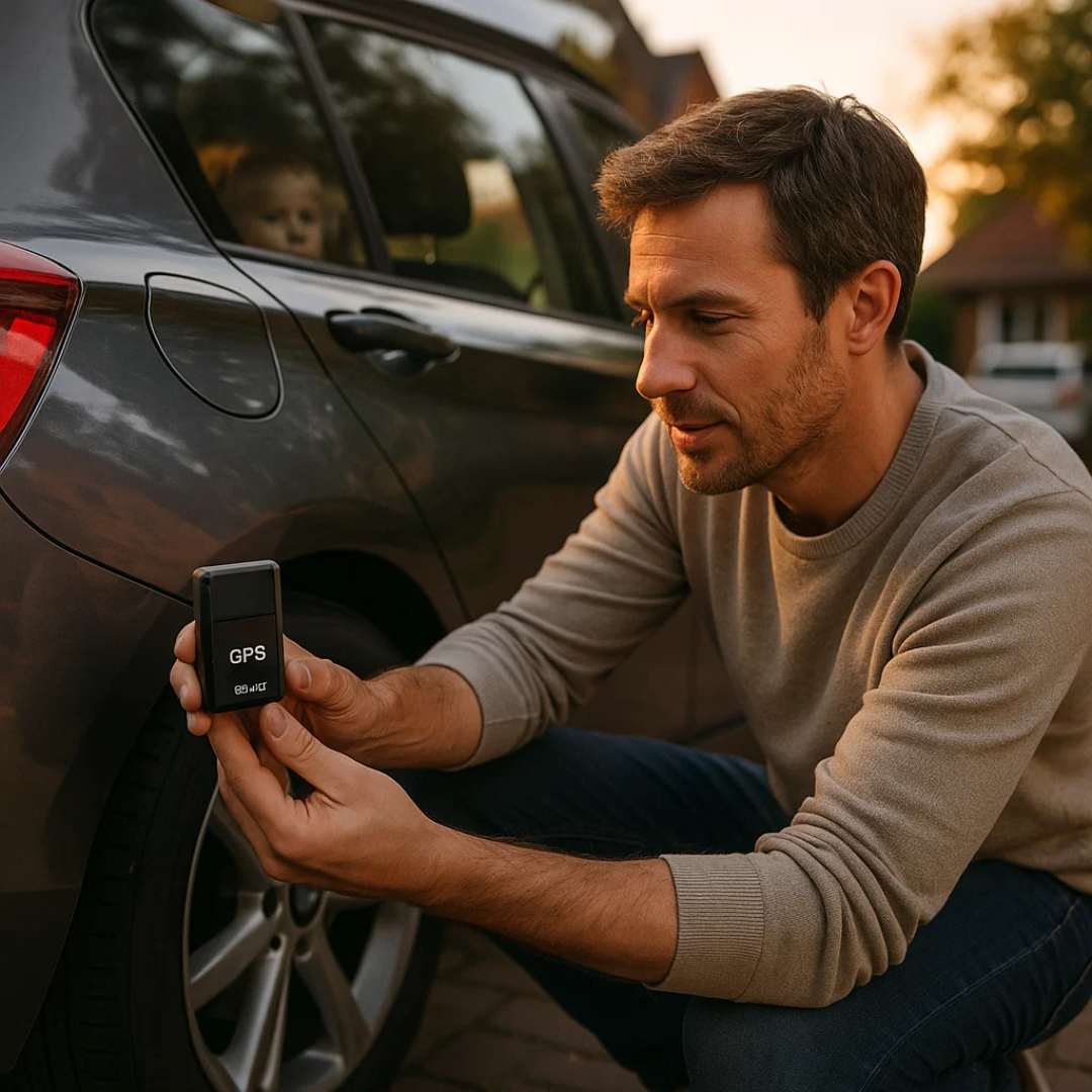 Tracktor | Mini GPS-tracker med Lyd, Magnet & Live-sporing