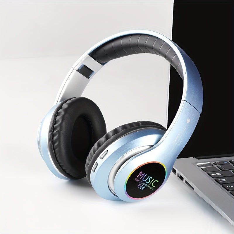 PlayWave | Komfortable Trådløse Hovedtelefoner med Justerbar Lyd