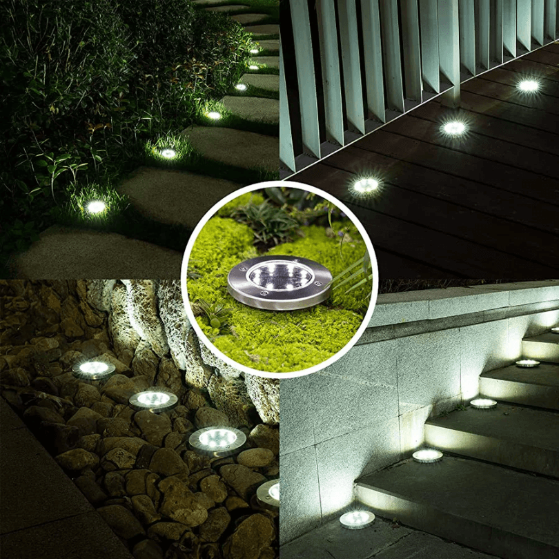 LumiSun | Sol-udendørs lampe, genopladelig, vejrbestandig