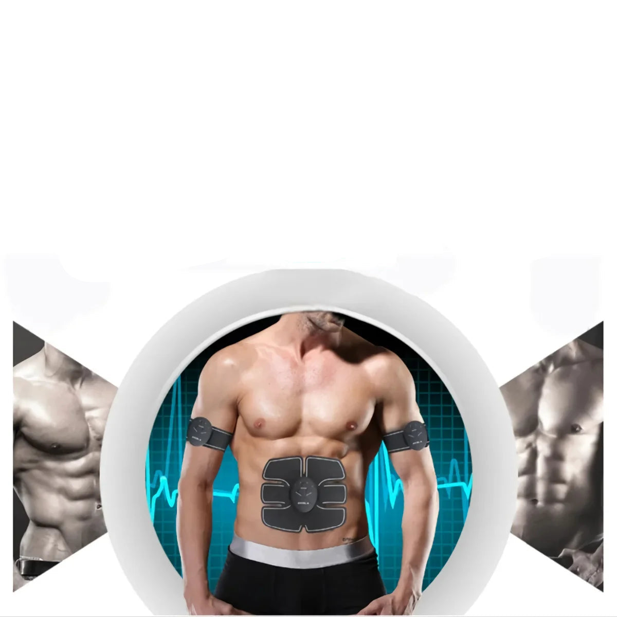 Smart Fitness EMS - Muskelstimulator med Justerbar Intensitet og 6 Tilstande-4