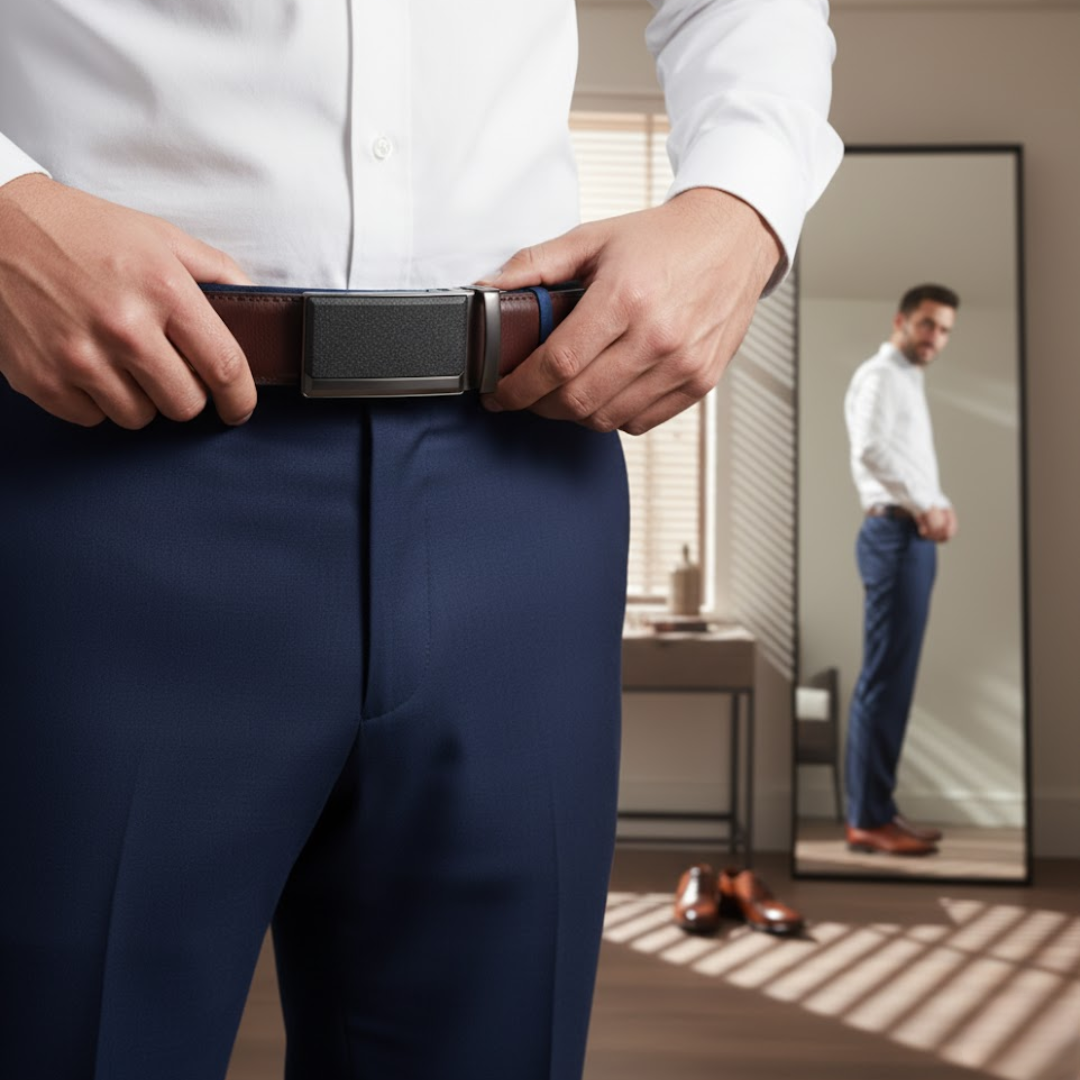 BoldBelt | Elegant herrebælte med automatisk spænde