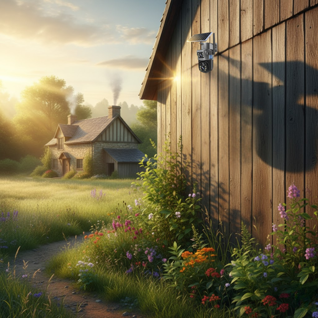 DualGuard | 4K kamera bezpieczeństwa z panelem słonecznym