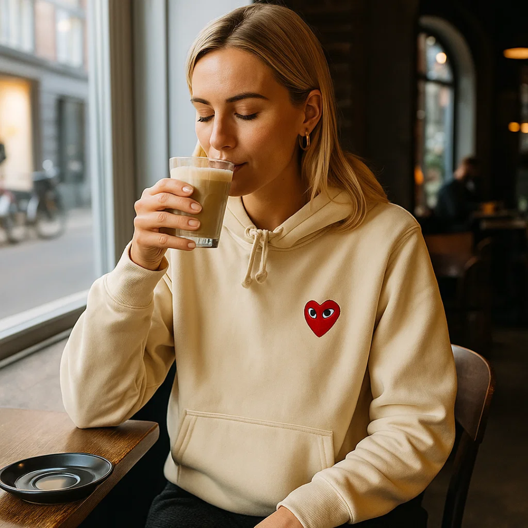 Elfa | Elegant Hjerte Sweater – Chic, Komfortabel & Stilfuld