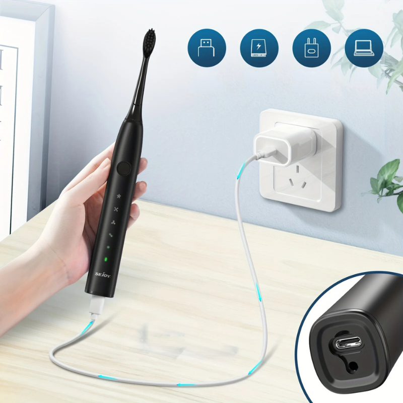CleanPulse | Professionel Sonic Tandbørste med Lavt Støjniveau