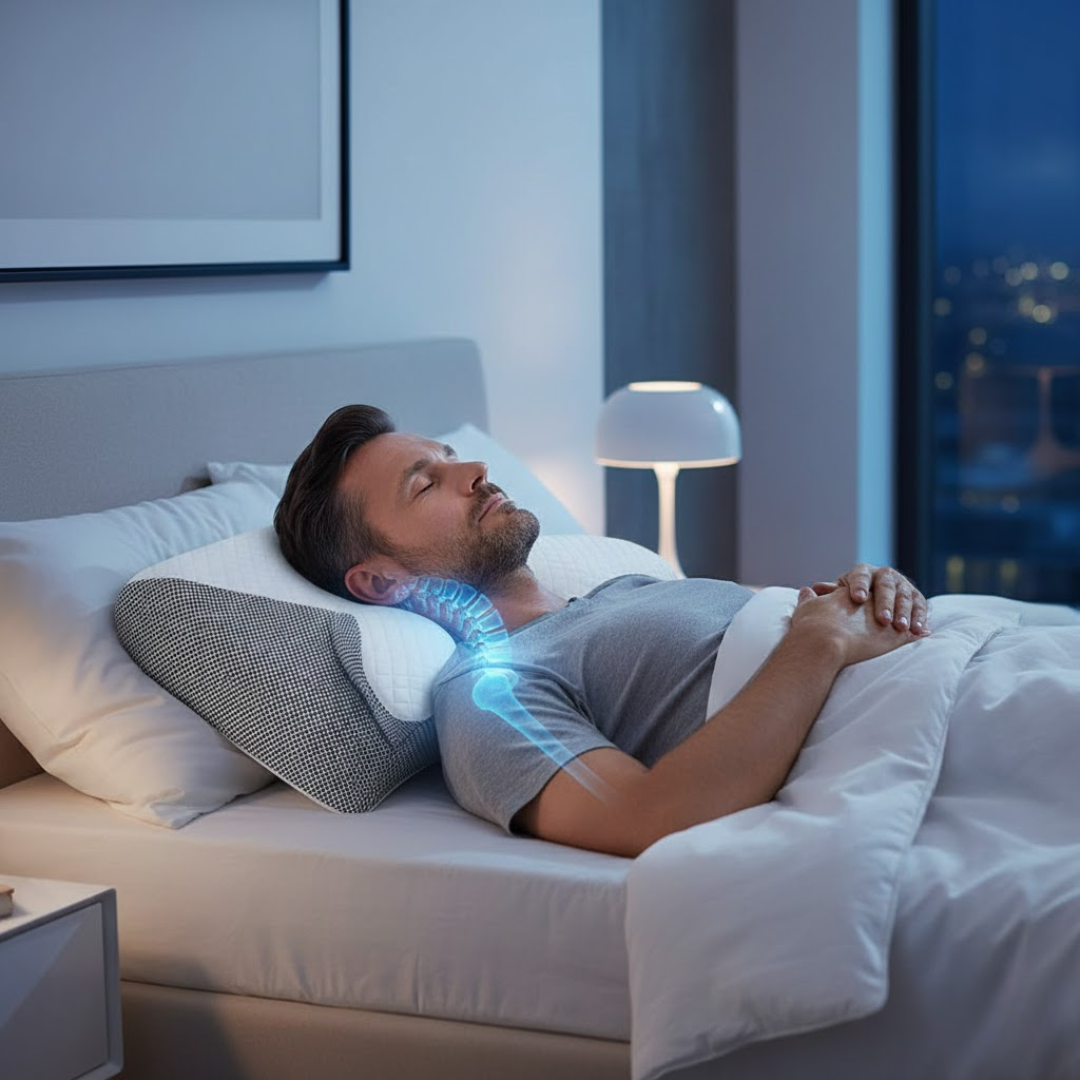 DreamRest | Pernă ergonomic – Confort ajustabil pentru un somn mai bun