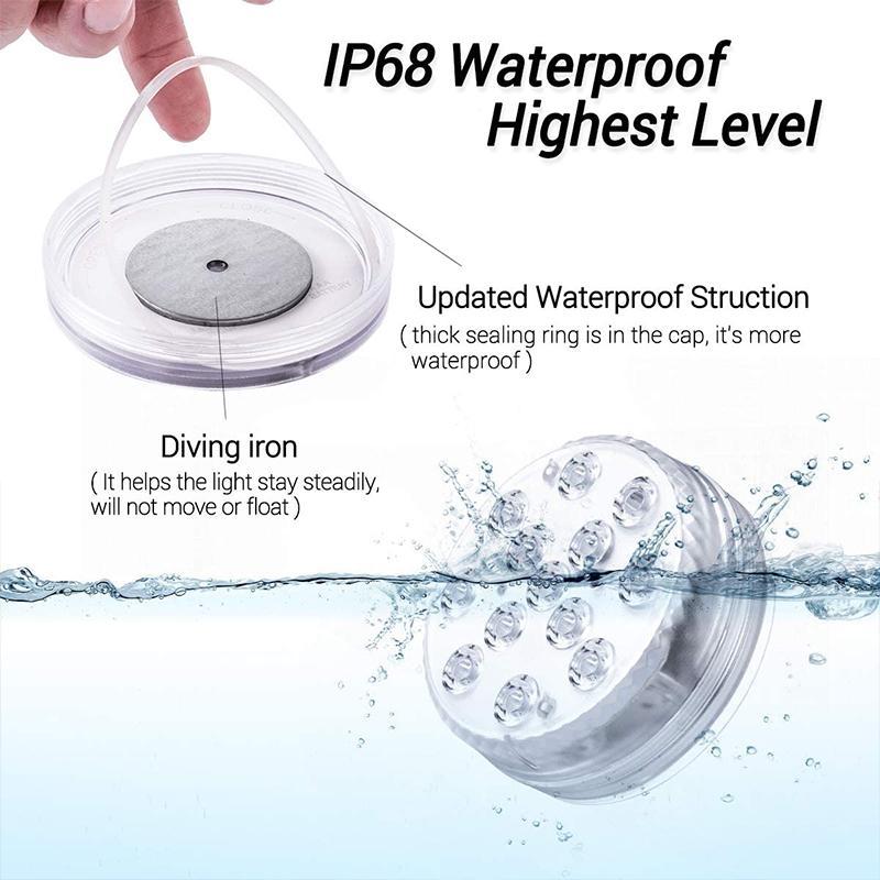 BrightPool | Undervands LED-lys – Fjernbetjent Lysshow