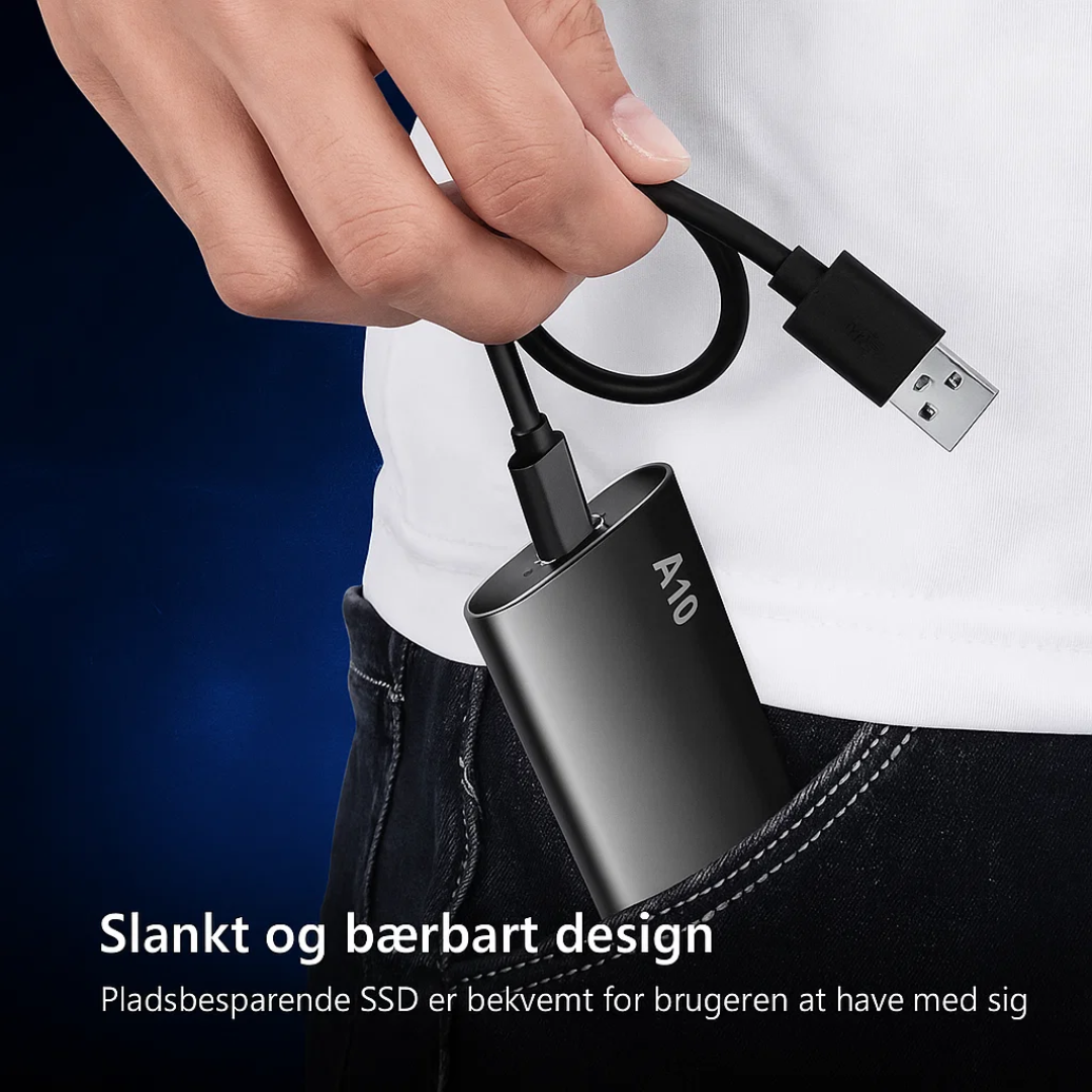 DriveBox | Kompakt 4 TB USB-C Lager til Arbejde & Rejse