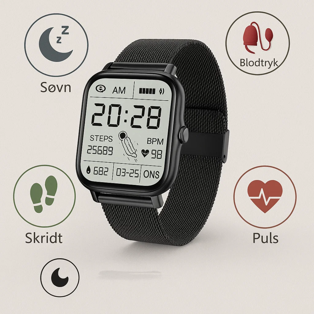 DivaSync | Multifunktionelt Elegant Smartwatch til Kvinder