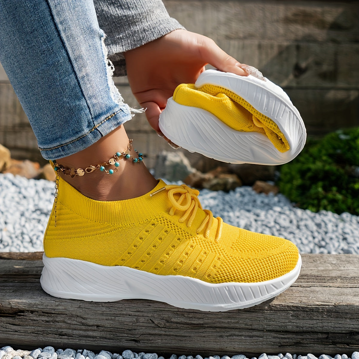 Heather | Åndbare Dame Sneakers til Hverdagskomfort