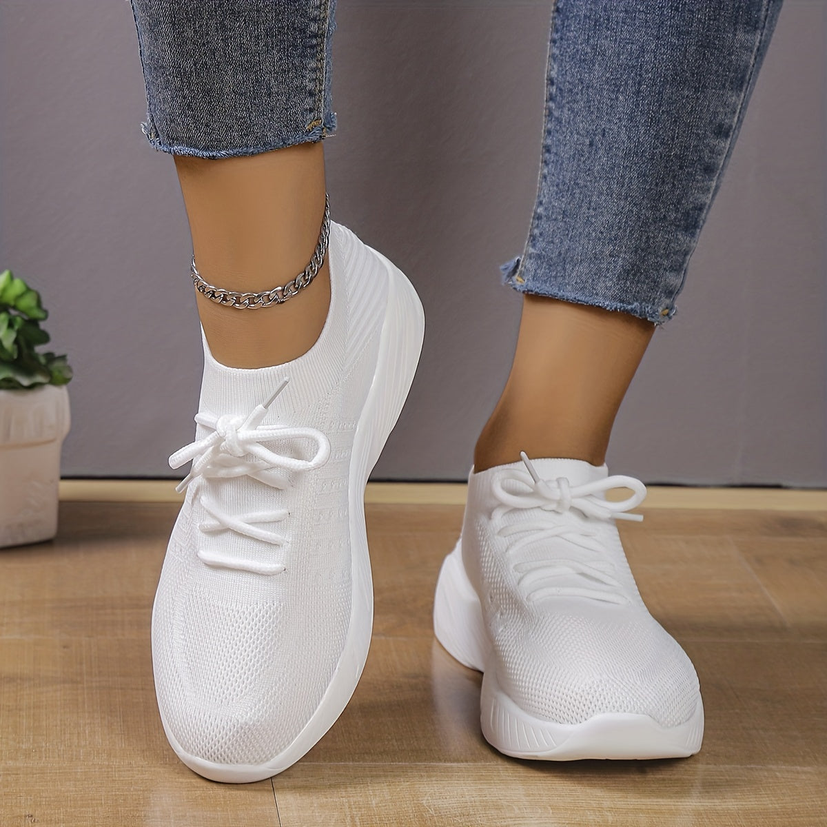 Heather | Åndbare Dame Sneakers til Hverdagskomfort