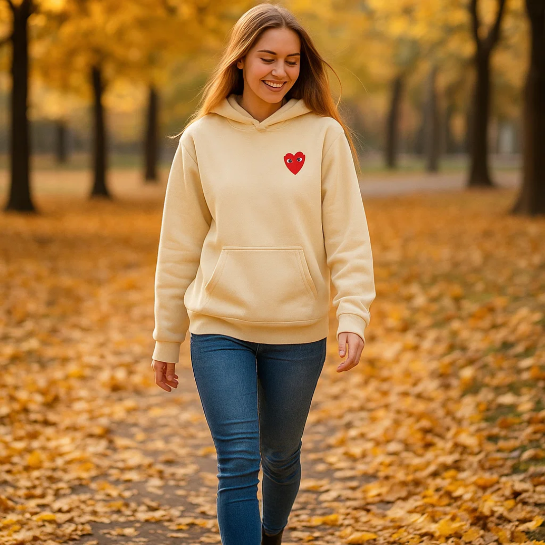 Elfa | Elegant Hjerte Sweater – Chic, Komfortabel & Stilfuld