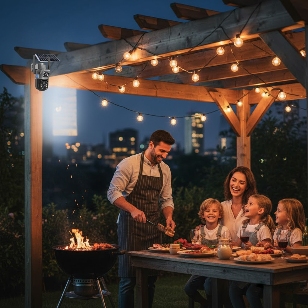 DualGuard | 4K kamera bezpieczeństwa z panelem słonecznym