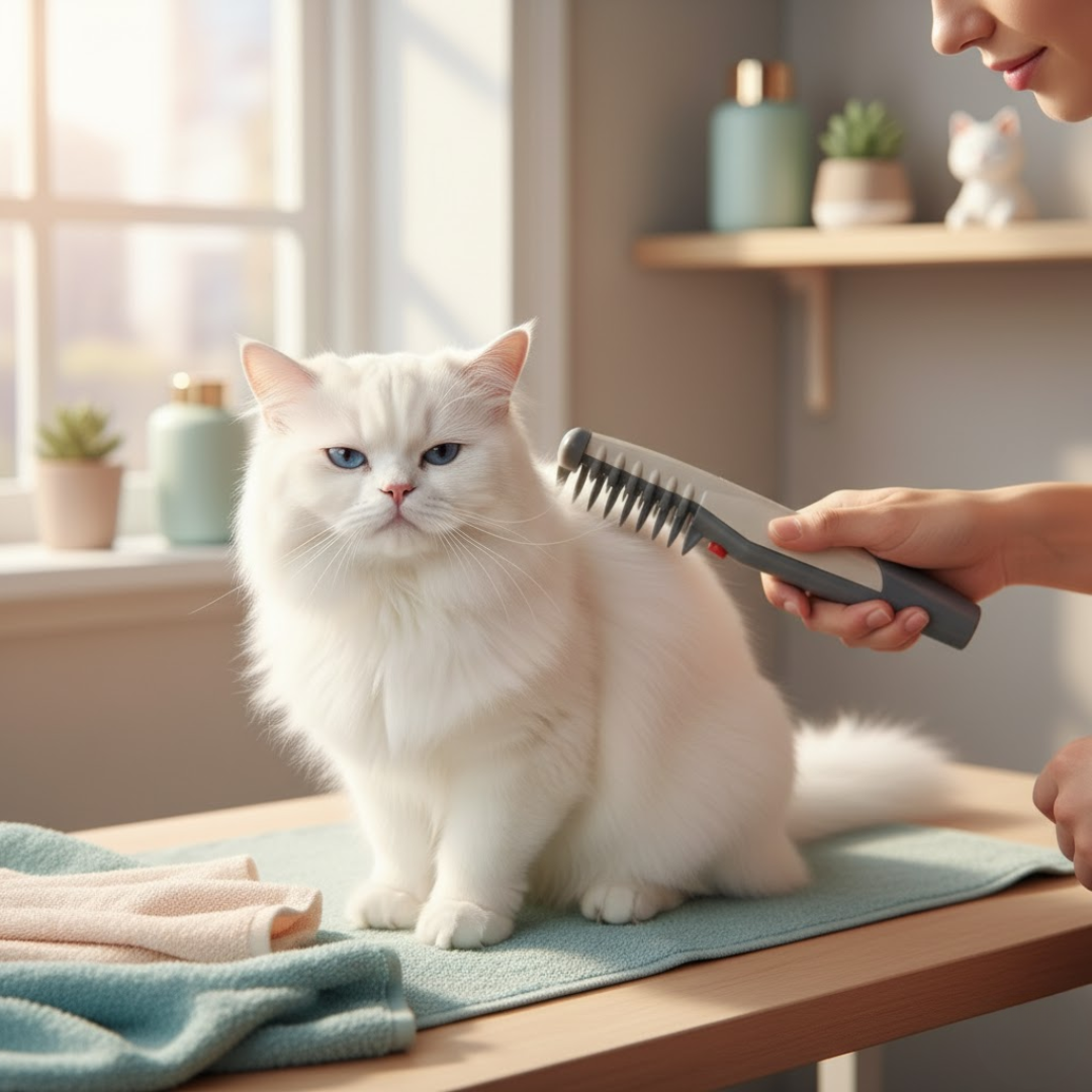 PurrTrim | Pels Trimmer – Fjern Knuder Uden Ubehag