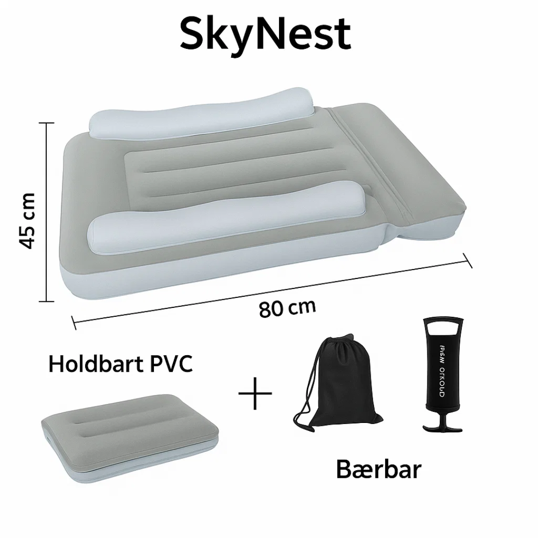 SkyNest | Oppusteligt rejseborde til børn