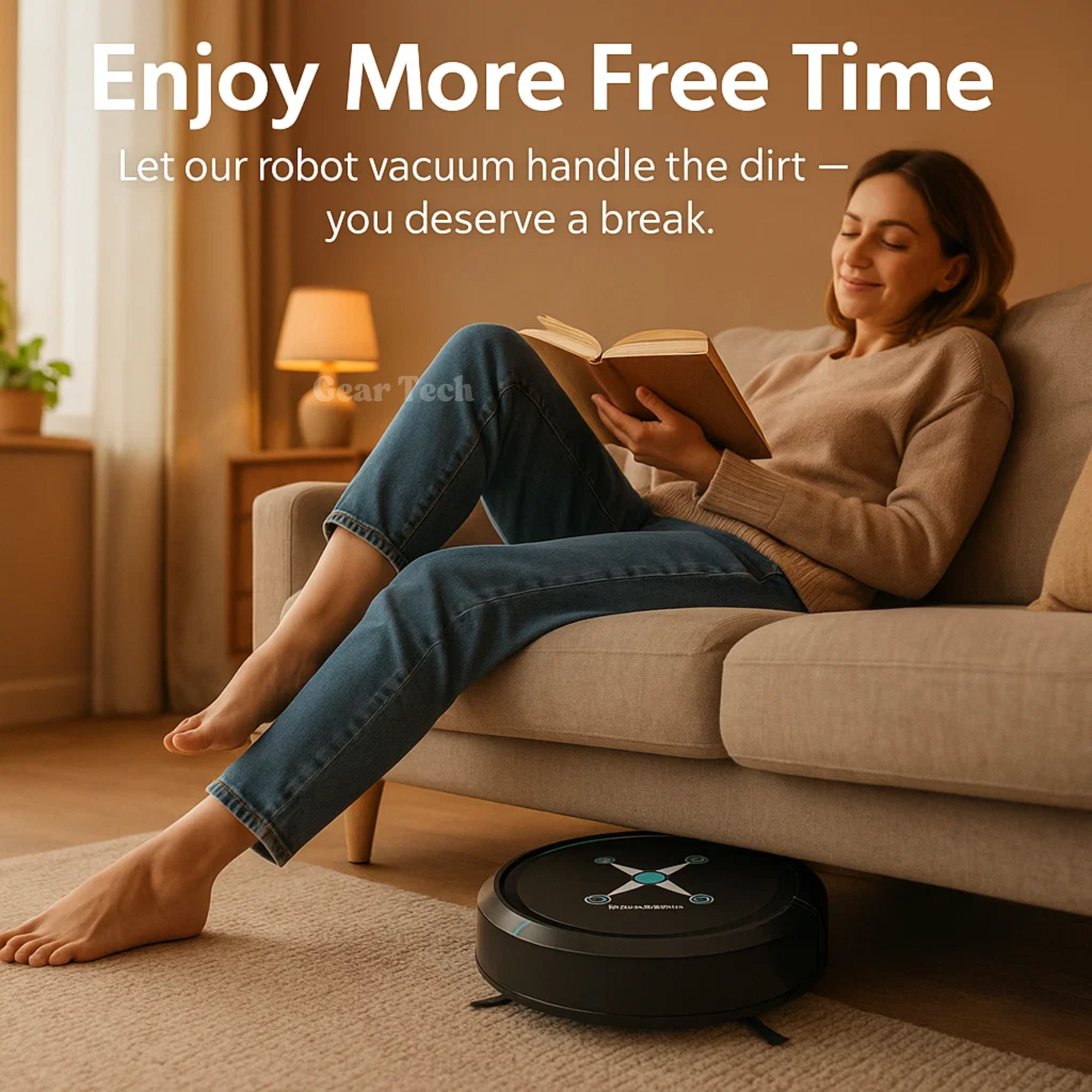 FloorGenie | Robotstøvsuger – Automatisk Fejning, Støvsugning & Mopning