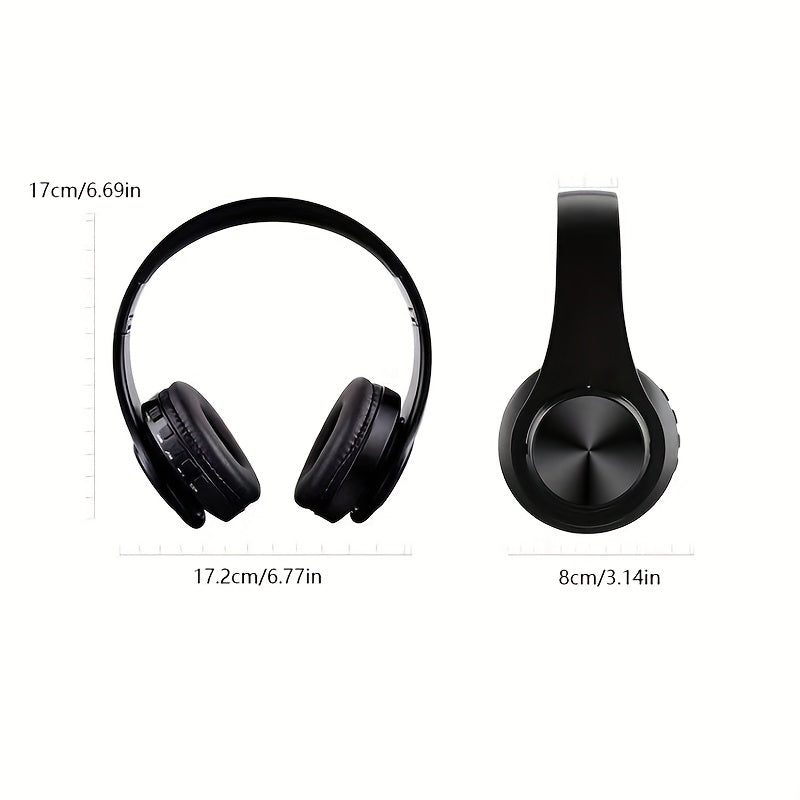 BeatLuxe | Sammenklappelige Over-Ear Hovedtelefoner med Indbygget Mikrofon