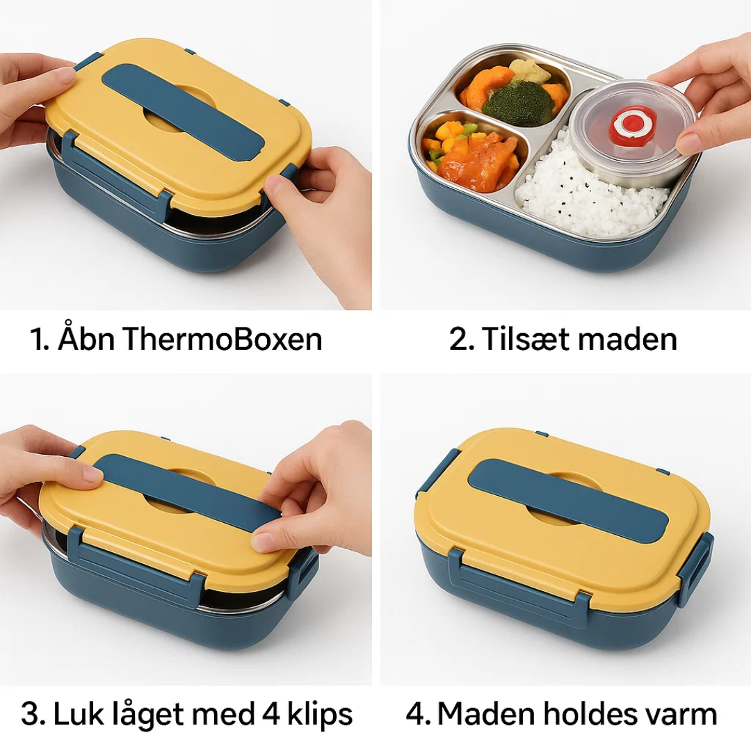 ThermoBox | Madkasse i rustfrit stål