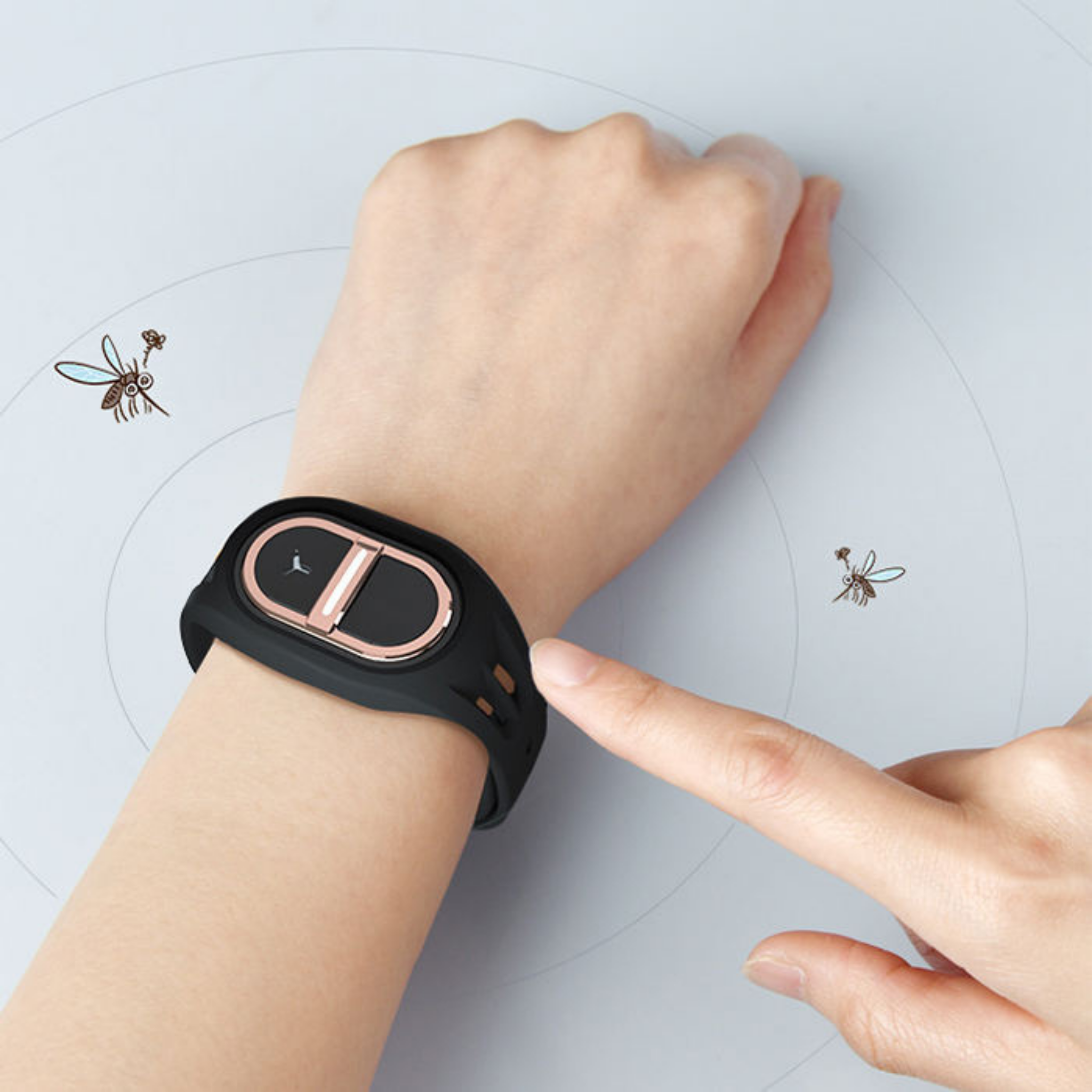 BugMute | Genopladeligt armbånd til mygfrie aftener