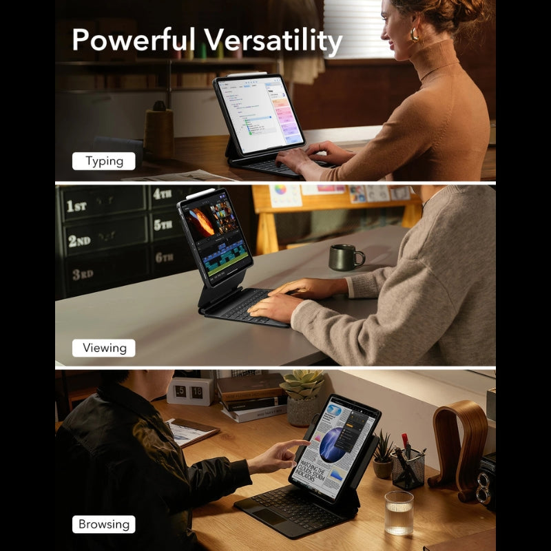 TabGuard | iPad Tastatur Etui – Touchpad med Multi-Touch