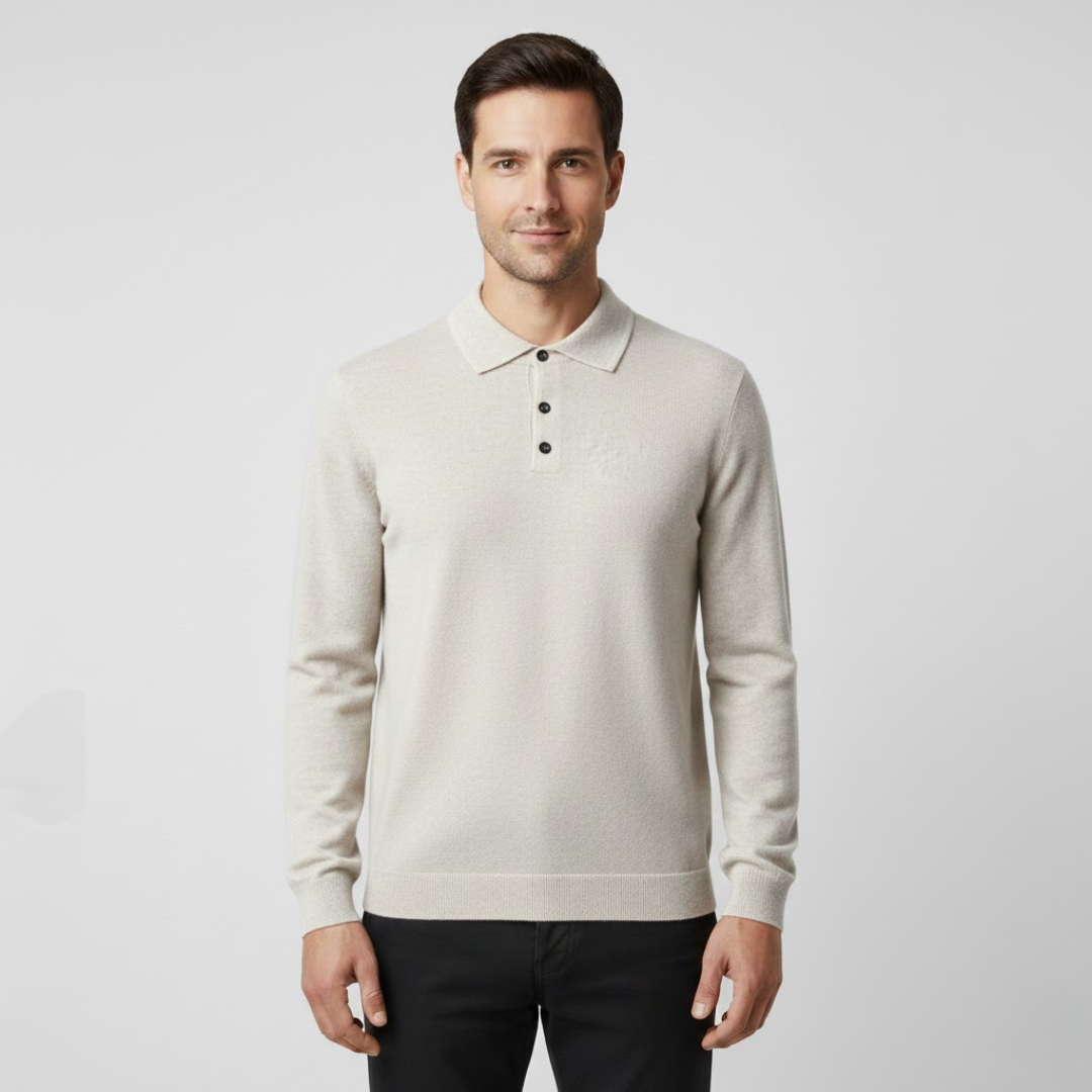 Marius | Herre Polo Skjorte – 100% Blød Kashmir