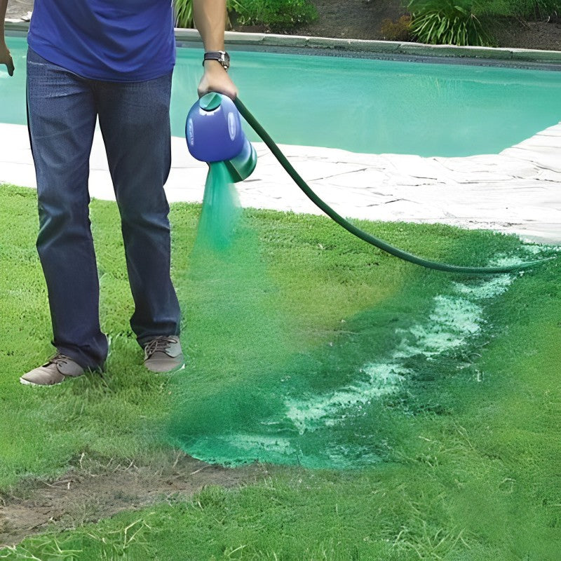 LawnBloom | Plæne Spray – Hurtig Reparation af Bare Pletter