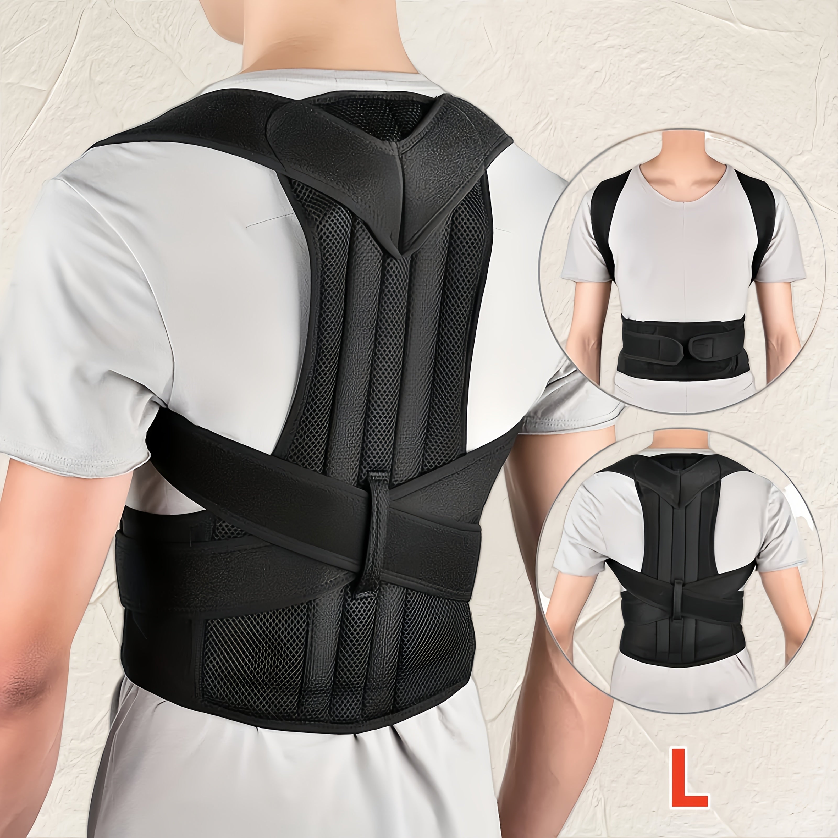 SpineShield | Unisex Rygrem for Kropsholdningskorrektion