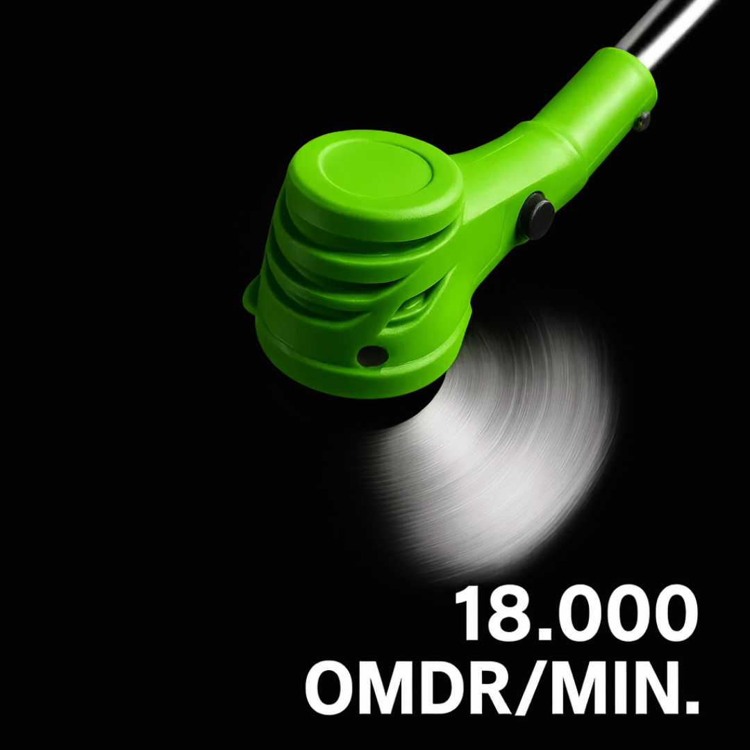 GeartTech | Kraftfuld elektrisk batteridrevet trimmer uden ledning