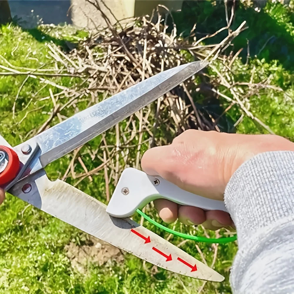 SharpMate | Kompakt manuel knivsliber til køkken- og haveværktøj
