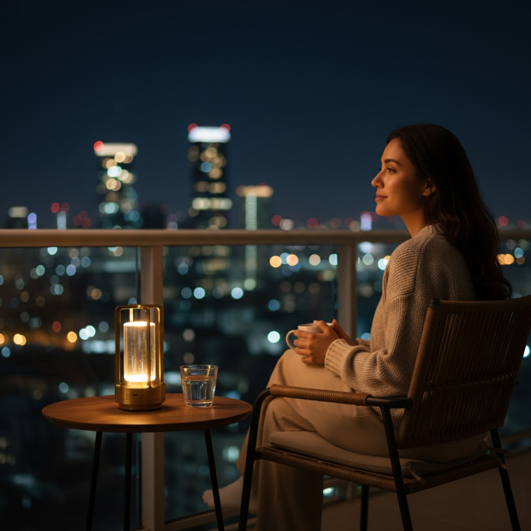 GlowEase | Lampada da tavolo a LED – Illuminazione regolabile per il comfort