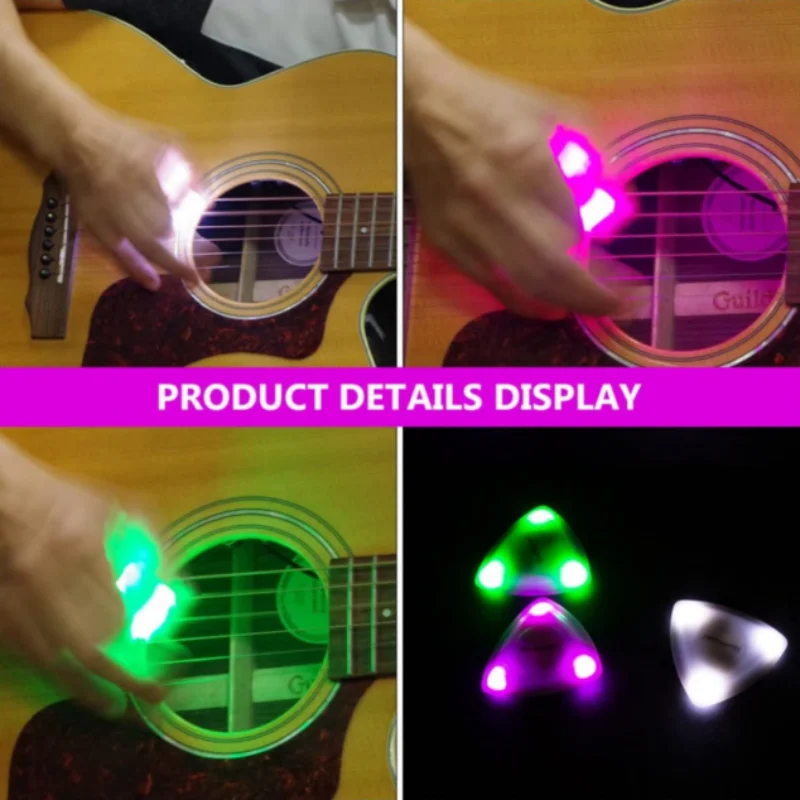 GlowPick | Guitarplekter – Effektfuldt Lys for Bedre Timing