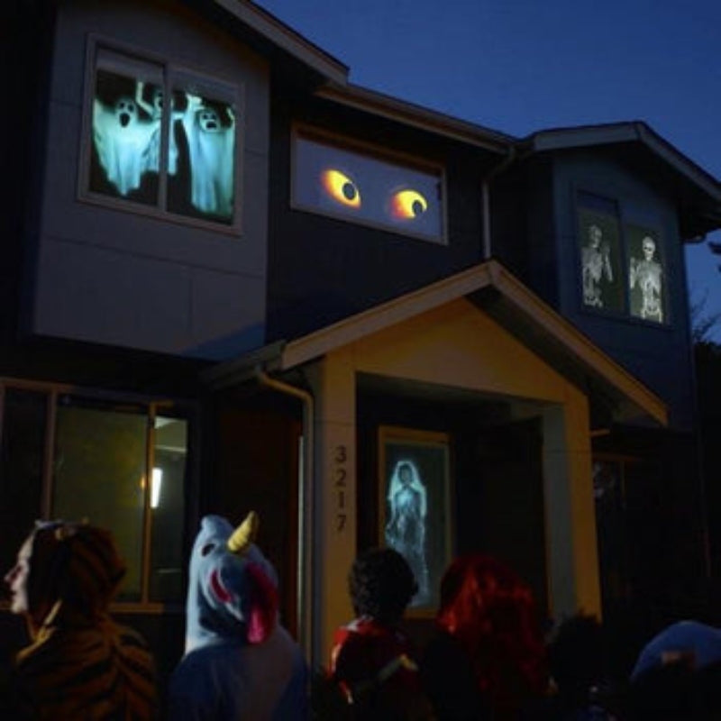 PhantomLight | Halloween Projektor – Skab Skræmmende Stemning i Hjemmet