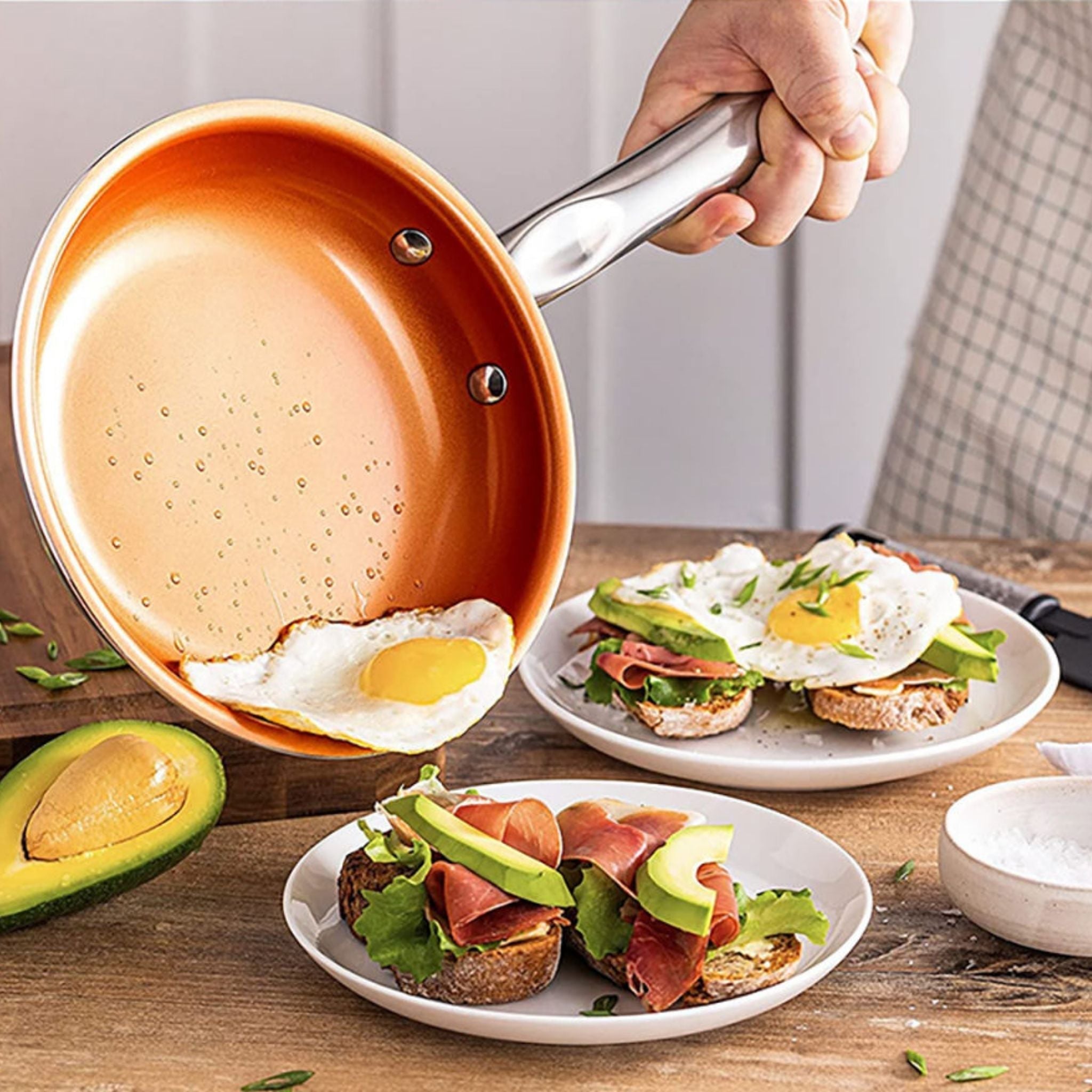 CopperChef | Deluxe Kobberpande til præcist madlavning
