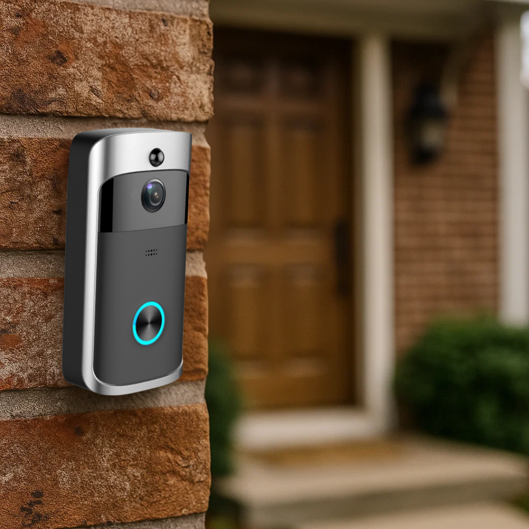 LuxGuard | Trådløs Video-Dørklokke med Batteri for ultimativ sikkerhed