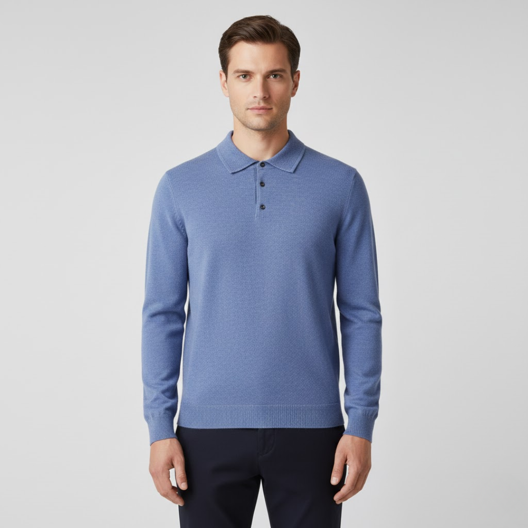 Marius | Herre Polo Skjorte – 100% Blød Kashmir